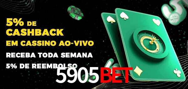 Promoções do cassino ao Vivo 5905bet