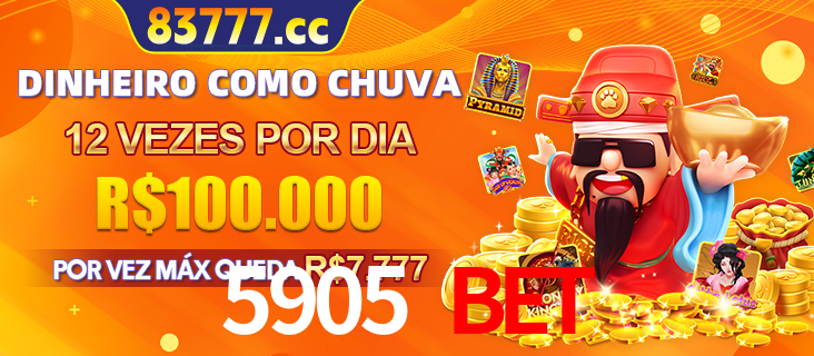 Banner do programa de recompensas Recomende para amigos do 5905 BET, detalhando os bônus por convidar amigos, com prêmios que chegam a R$288.888.