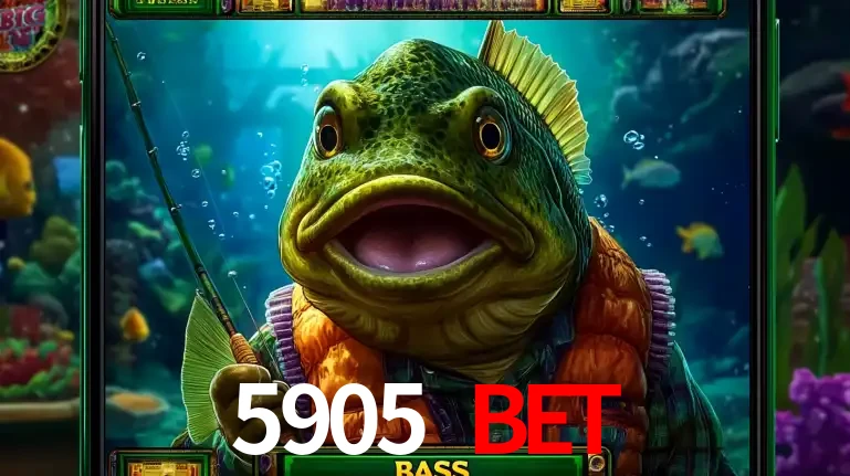 Personagem de peixe pescador do popular jogo de slot com tema de pescaria, uma das emocionantes opções de caça-níqueis para jogar e ganhar no cassino 5905 BET.